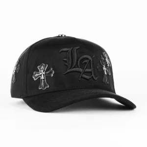 31 Hats LA CHROME 3 ALL BLACK SUEDE