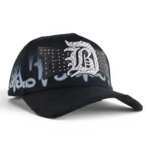 31 HATS BENAVIDEZ SHOWCASE BLACK/WHITE CRYSTALS